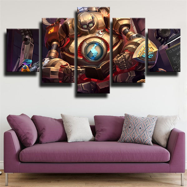 League Of Legends Blitzcrank Canvas Wall Art