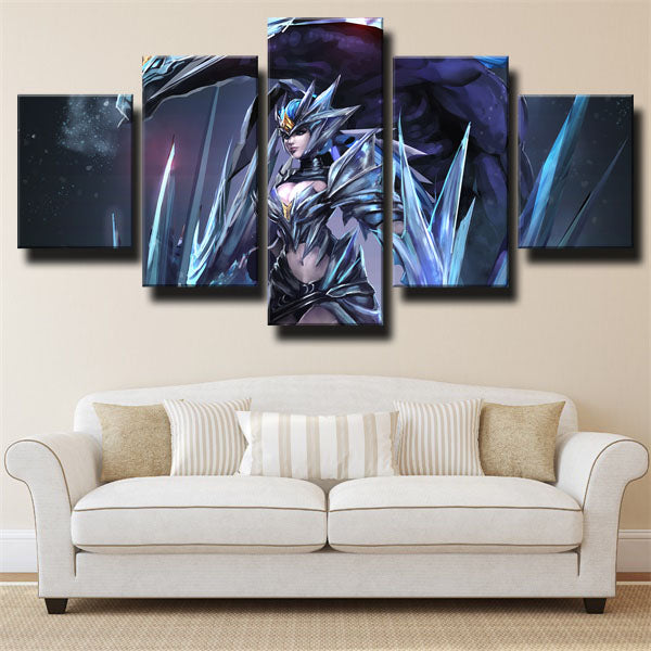 League Of Legends The Half-Dragon Shyvana Canvas Wall Art