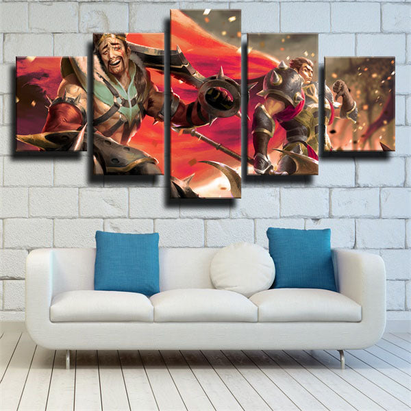 Darius In War Canvas Wall Art
