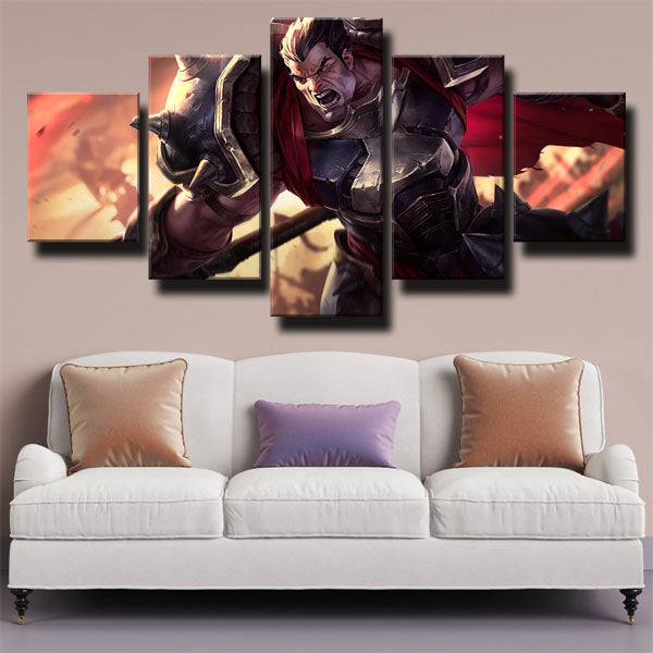 Darius Angry Canvas Wall Art