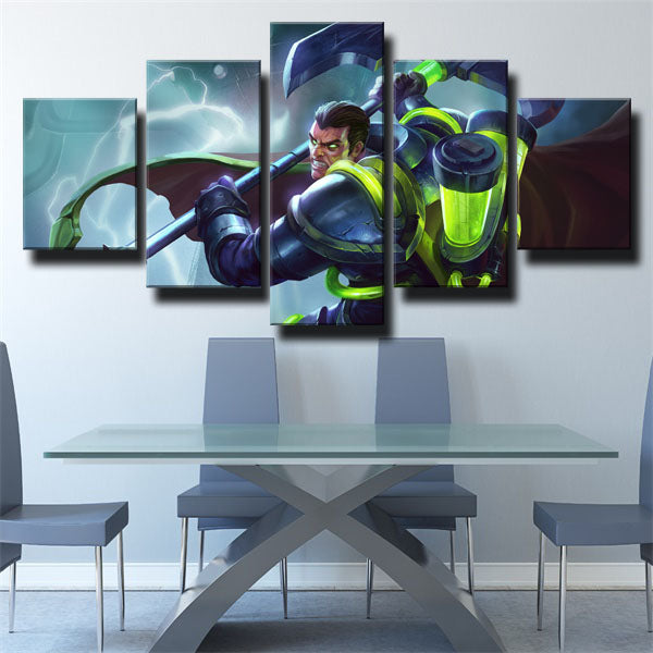 Darius Green Energy Canvas Wall Art