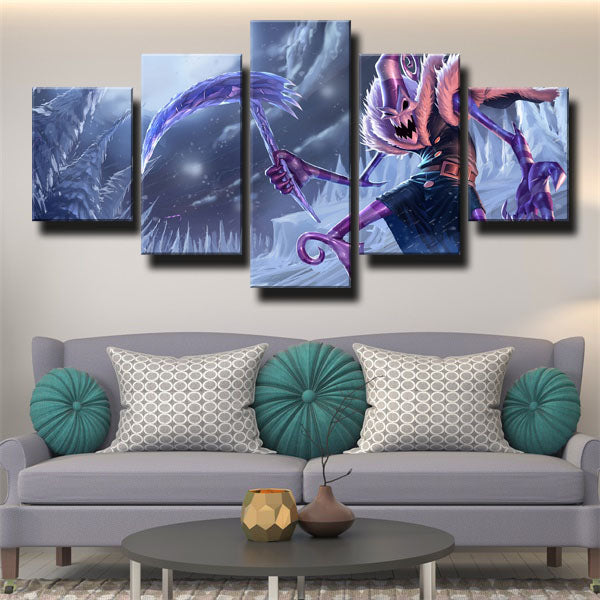 The Harbinger Of Doom Winter Canvas Wall Art