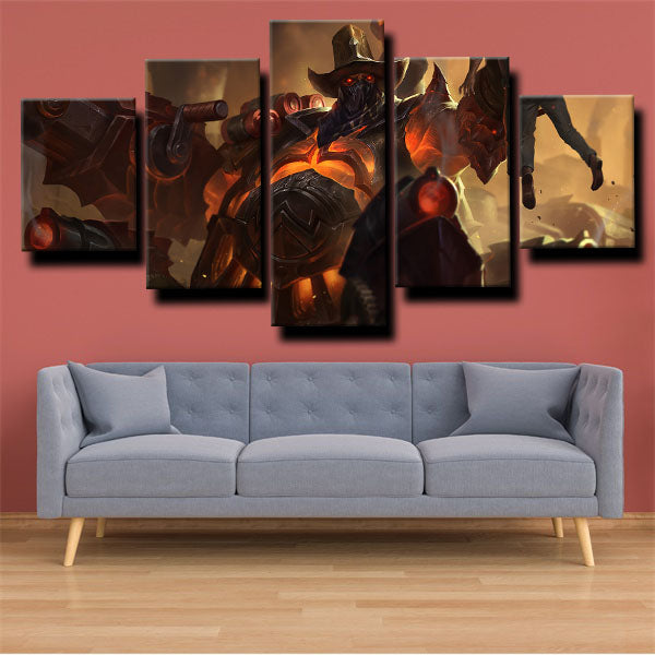 League Of Legends The Headsman’S Pride Urgot Canvas Wall Art