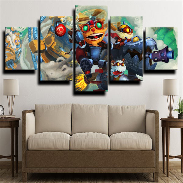 League Of Legends The Hexplosives Expert Ziggs Canvas Wall Art