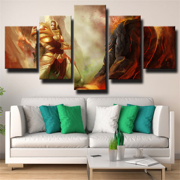 League Of Legends The Judicator Kayle Canvas Wall Art