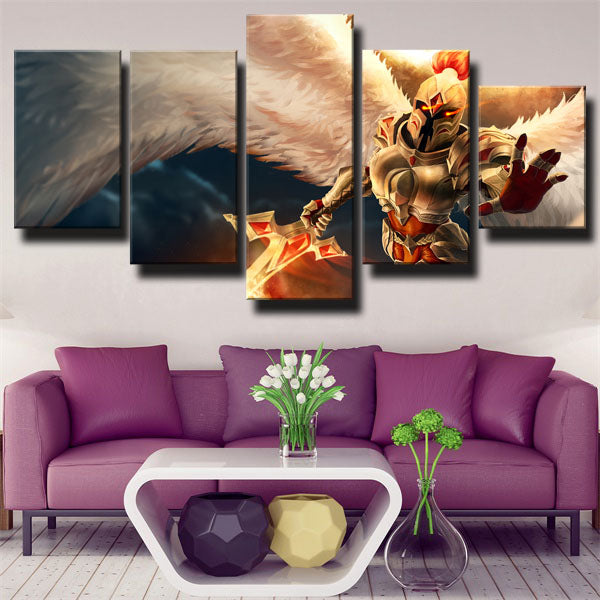 League Of Legends The Judicator Kayle Canvas Wall Art