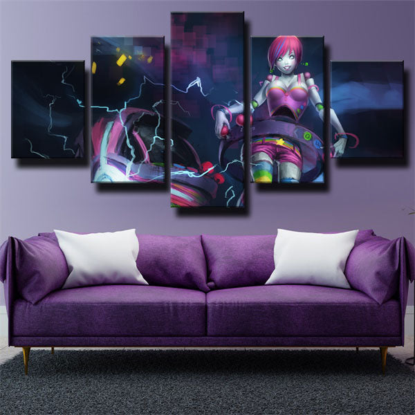 League Of Legends The Lady Of Clockwork Orianna Canvas Wall Art