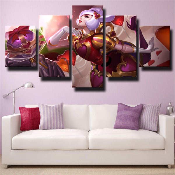 League Of Legends The Lady Of Clockwork Orianna Cartoon Canvas Wall Art