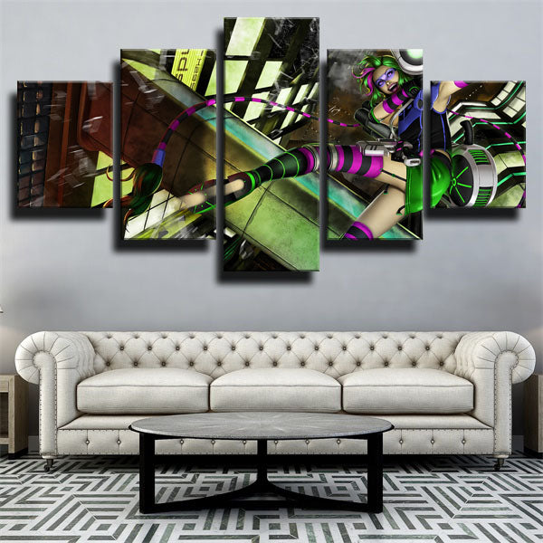 League Of Legends The Loose Cannon Jinx Canvas Wall Art