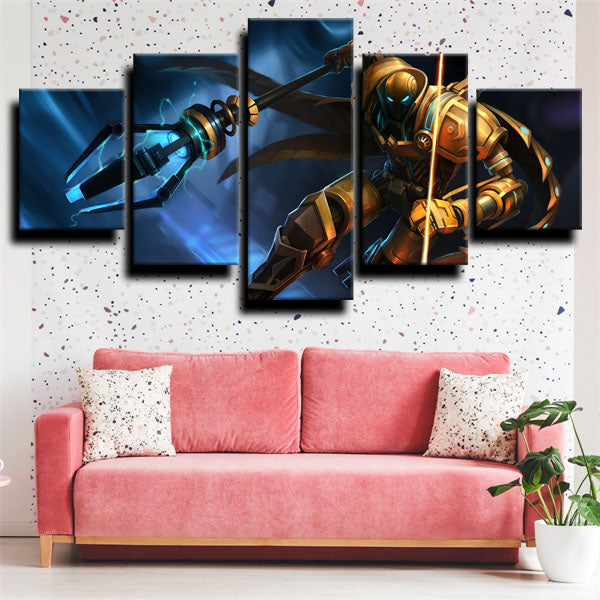 League Of Legends The Machine Herald Viktor Canvas Wall Art