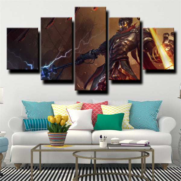 League Of Legends The Machine Herald Viktor Canvas Wall Art