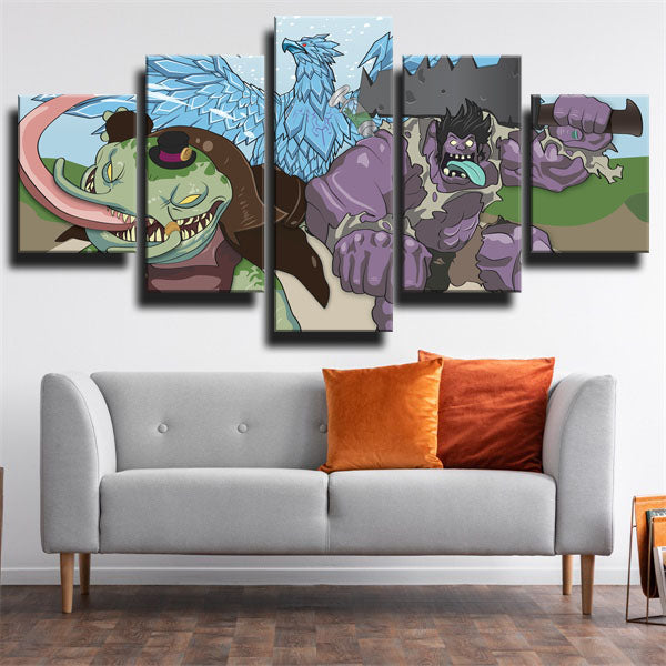 Dr. Mundo Tahm Kench And Anivia Canvas Wall Art