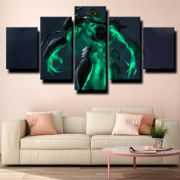 League Of Legends The Magus Ascendant Xerath Black Painting Canvas Wall Art