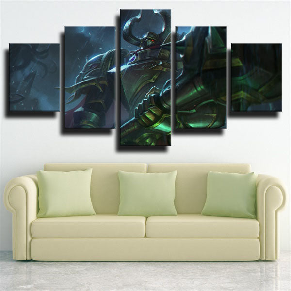 League Of Legends The Master Of Metal Mordekaiser Canvas Wall Art