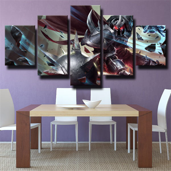 League Of Legends The Master Of Metal Mordekaiser Canvas Wall Art