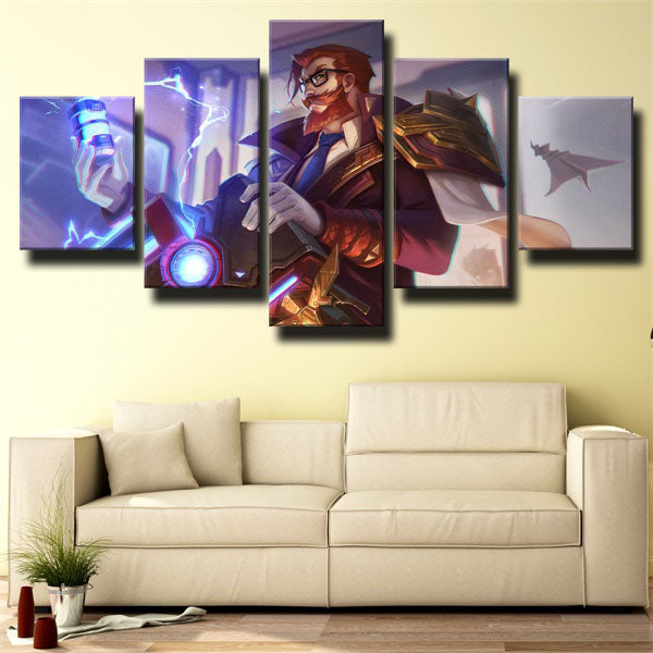 League Of Legends The Outlaw Graves Canvas Wall Art