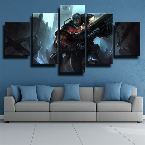 League Of Legends The Outlaw Graves Canvas Wall Art