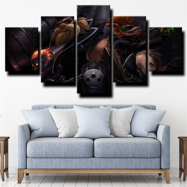 League Of Legends The Plague Rat Twitch Black Painting Canvas Wall Art League Of Legends The Plague Rat Twitch Black Painting Canvas Wall Art