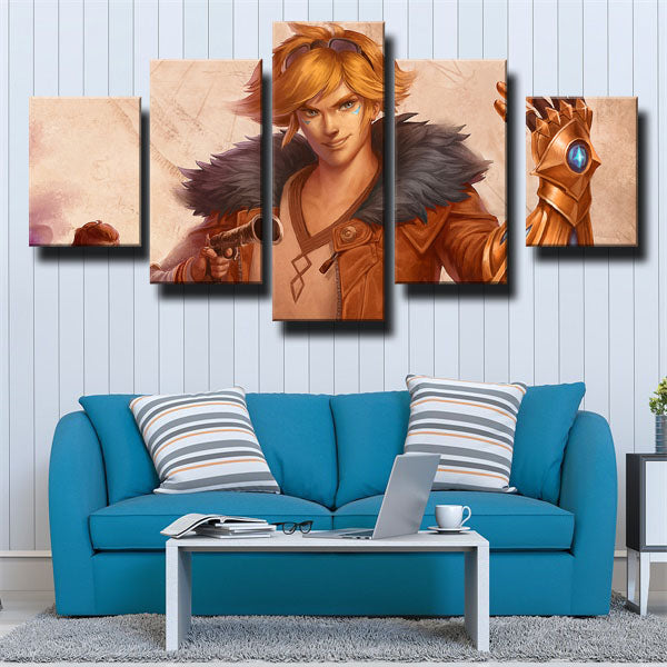 The Prodigal Explorer Ezreal Vintage Canvas Wall Art The Prodigal Explorer Ezreal Vintage Canvas Wall Art