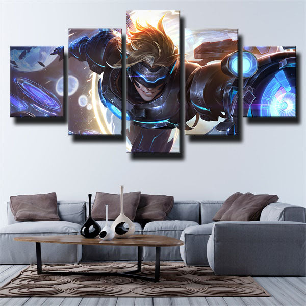 The Prodigal Explorer Ezreal Smile Canvas Wall Art