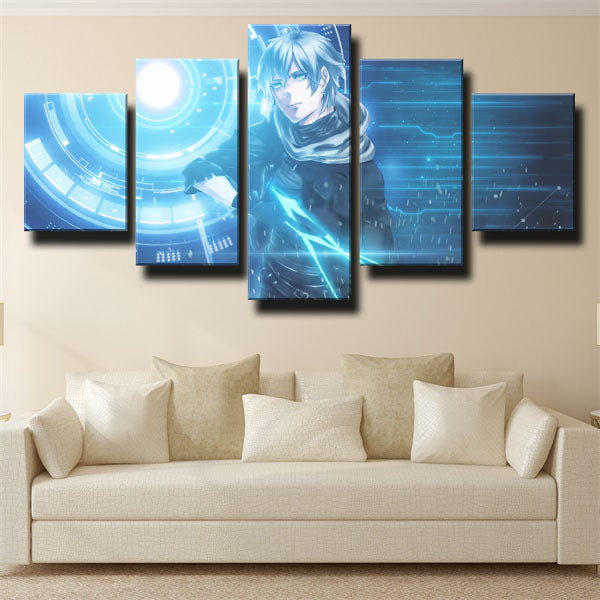 The Prodigal Explorer Ezreal Light Blue Canvas Wall Art