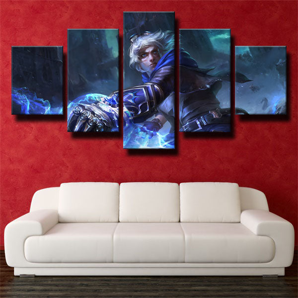 The Prodigal Explorer Ezreal Angry Canvas Wall Art