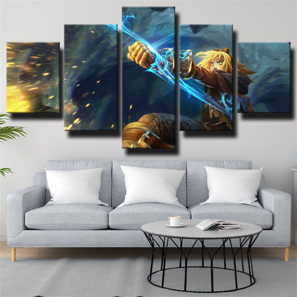 The Prodigal Explorer Ezreal Power Canvas Wall Art