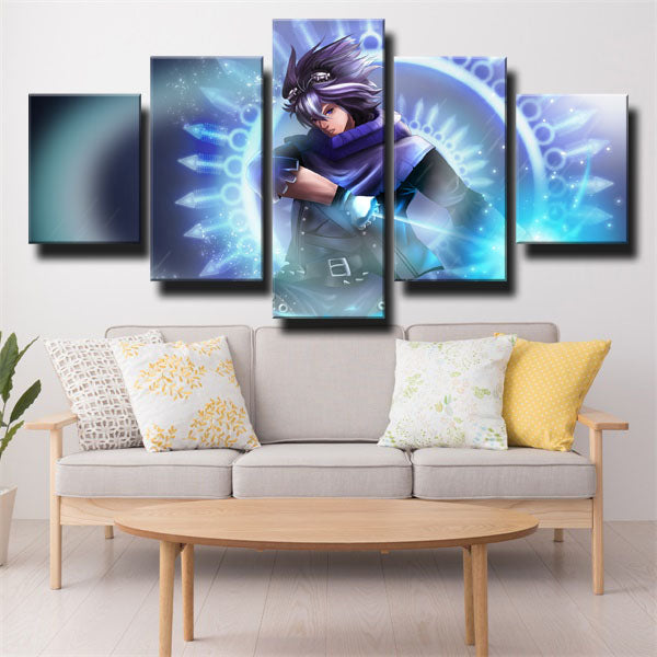 The Prodigal Explorer Ezreal Lighting Canvas Wall Art The Prodigal Explorer Ezreal Lighting Canvas Wall Art