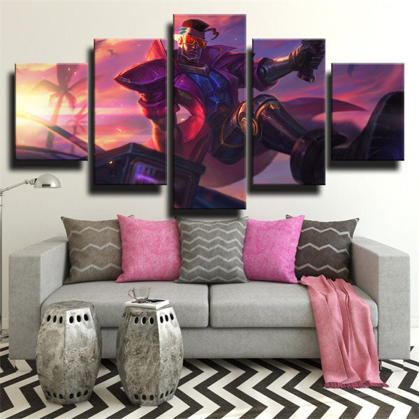 League Of Legends The Purifier Lucian Canvas Wall Art