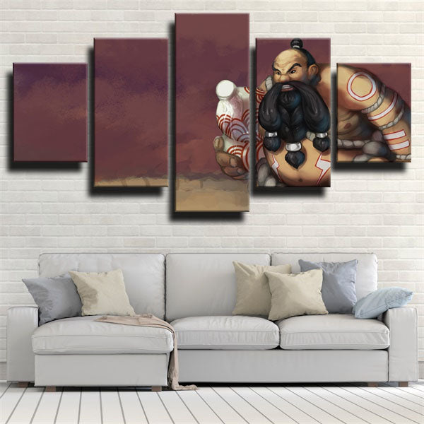 League Of Legends The Rabble Rouser Gragas Canvas Wall Art