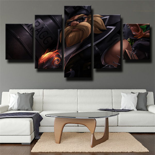 League Of Legends The Rabble Rouser Gragas Canvas Wall Art
