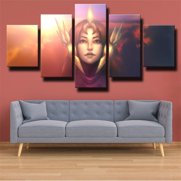 League Of Legends The Radiant Dawn Leona Canvas Wall Art
