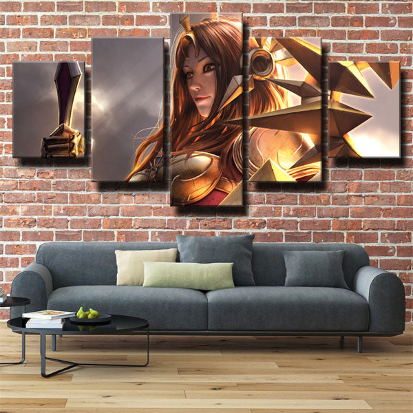 League Of Legends The Radiant Dawn Leona Canvas Wall Art