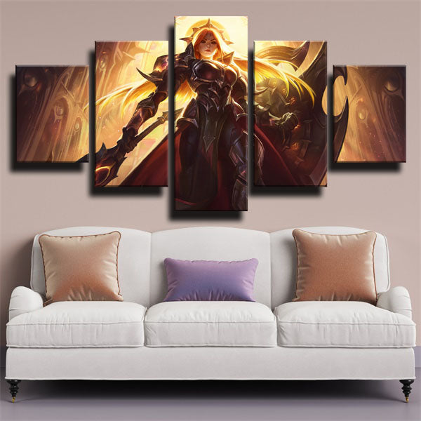 League Of Legends The Radiant Dawn Leona Canvas Wall Art