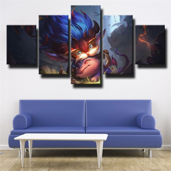 League Of Legends The Revered Inventor Heimerdinger Canvas Wall Art