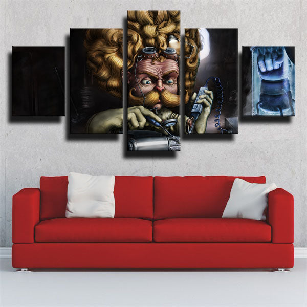 League Of Legends The Revered Inventor Heimerdinger Canvas Wall Art