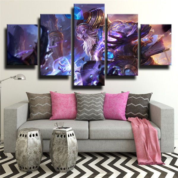 League Of Legends The Rogue Mage Ryze Canvas Wall Art