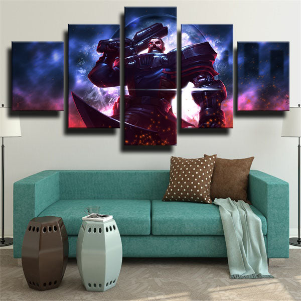 The Saltwater Scourge Gangplank Soldier Canvas Wall Art