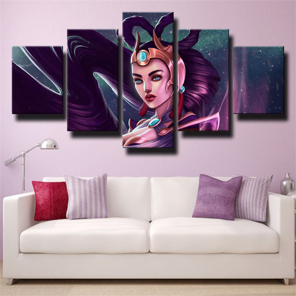 Diana With Long Hair Canvas Wall Art