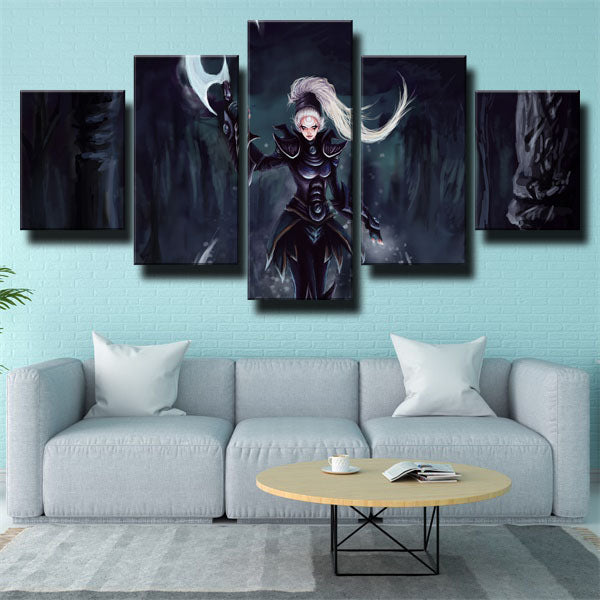 Diana Among High Rock Mountains Canvas Wall Art