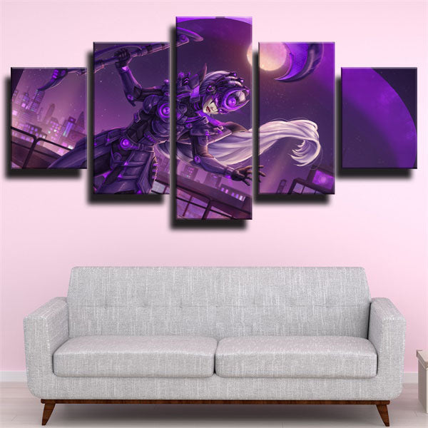 Diana In Purple World Canvas Wall Art