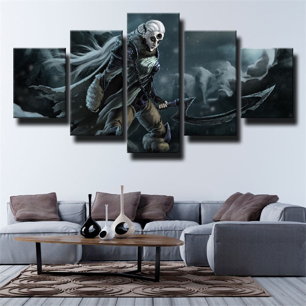 The Scorn Of The Moon Diana Canvas Wall Art