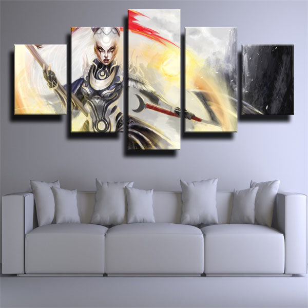 Diana Art Fighting Canvas Wall Art