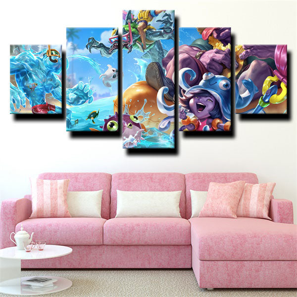 League Of Legends The Secret Weapon Zac Canvas Wall Art