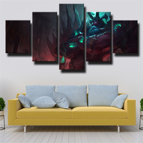The Sentinel’S Sorrow Galio Giant Canvas Wall Art