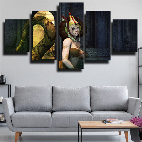 Cassiopeia Goddess Canvas Wall Art
