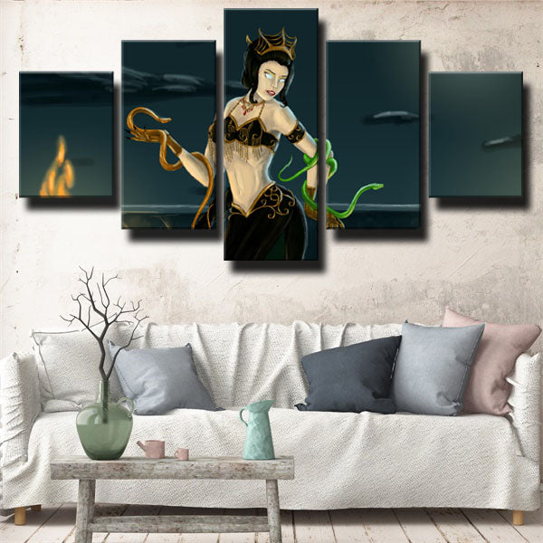 Cassiopeia Goddess Canvas Wall Art