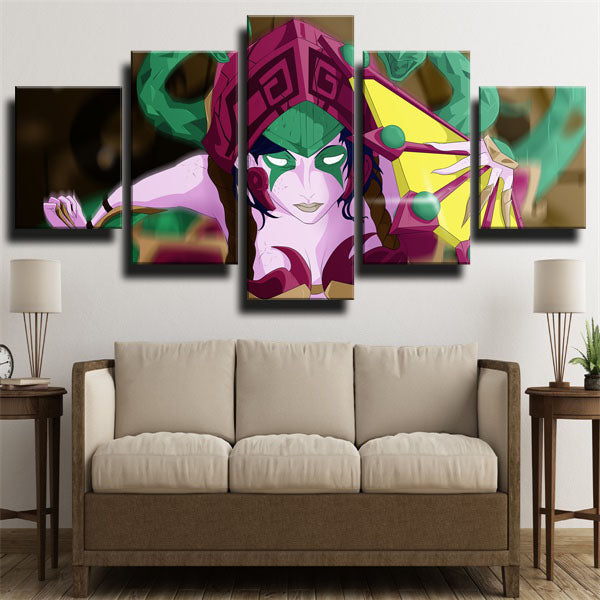 The Serpent’S Embrace Cassiopeia Canvas Wall Art