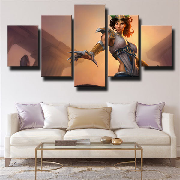 The Serpent’S Embrace Cassiopeia Canvas Wall Art
