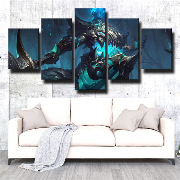 League Of Legends The Shadow Of War Hecarim Canvas Wall Art